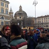 FlashMob in Piazza del Popolo a Roma il 16 gennaio