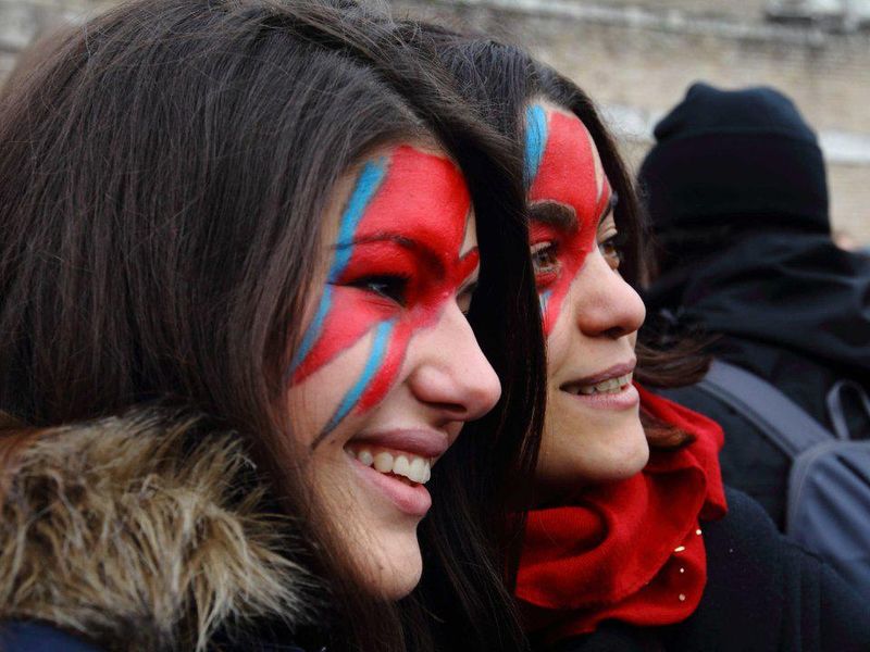 Flash Mob David Bowie - Roma