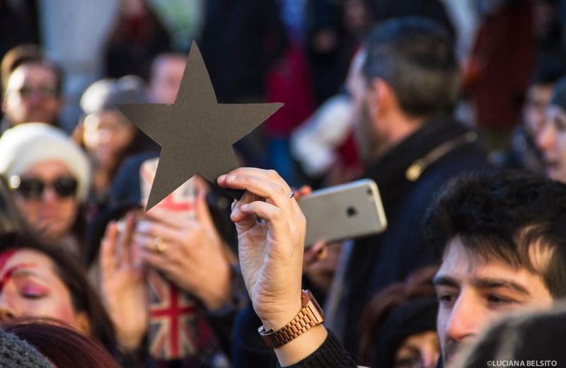FlashMob alle Colonne di San Lorenzo a Milano il 17 gennaio
