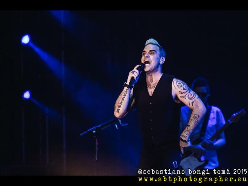 23 luglio 2015 - Lucca Summer Festival - Piazza Napoleone - Lucca - Robbie Williams in concerto