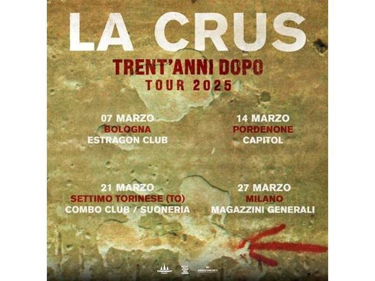 La Crus trent'anni dopo poster