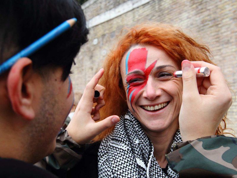 Flash Mob David Bowie - Roma