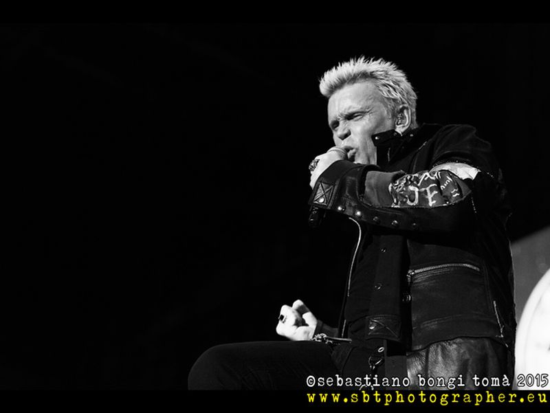 10 luglio 2015 - Lucca Summer Festival - Piazza Napoleone - Lucca - Billy Idol in concerto