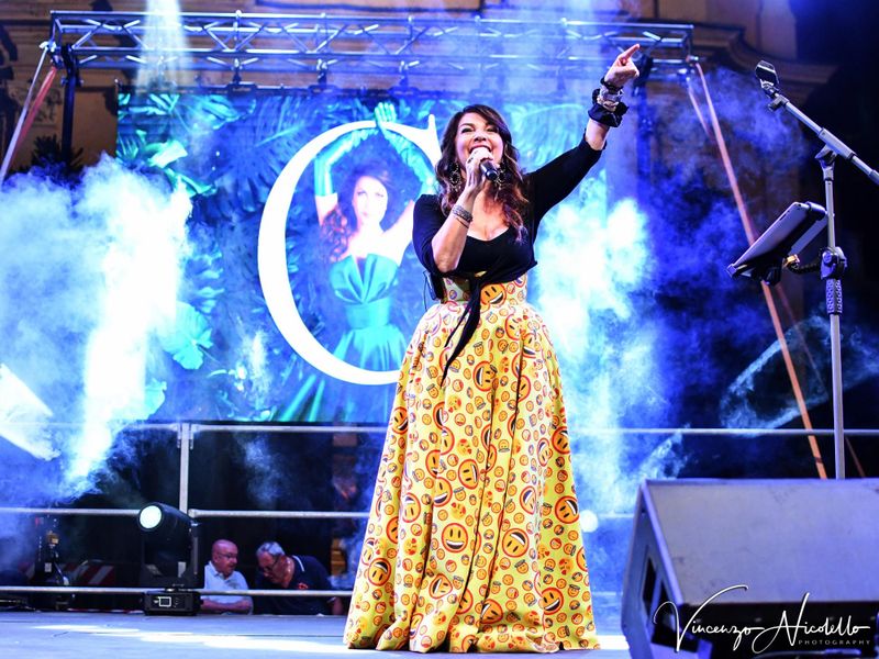 27 luglio 2023 - Piazza Italia - Canale d&#039;Alba (CN) - Cristina D&#039;Avena in concerto