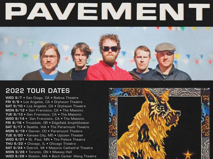 Pavement, tour mondiale per la seconda reunion da settembre 2022