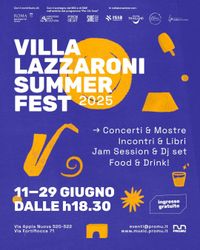 VILLA LAZZARONI SUMMER FESTIVAL