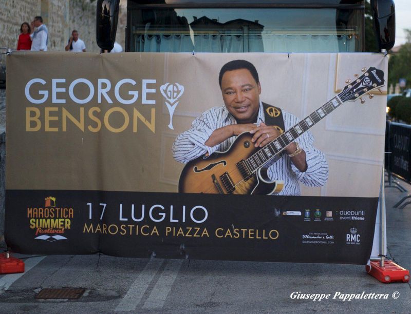 17 luglio 2017 - Piazza degli Scacchi - Marostica (Vi) - George Benson in concerto