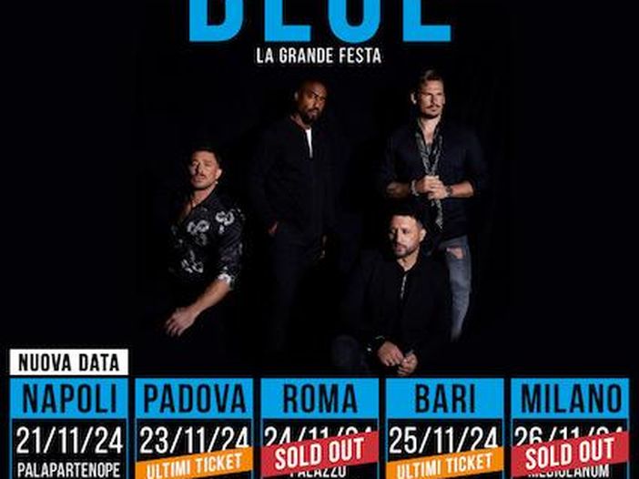 Per i Blue a sorpresa una nuova data nei palasport in Italia Per i Blue a sorpresa una nuova data nei palasport in Italia