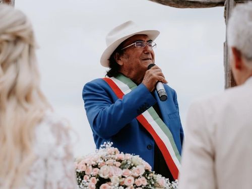 Al Bano celebra le nozze di Antonio Vandoni (Radio Italia)