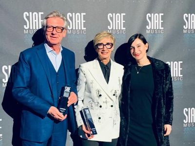 Pirames International - Edizioni Leonardi / Piero Leonardi e Anna Leonardi con Emanuela Colli, Senior Label Manager di Pirames International