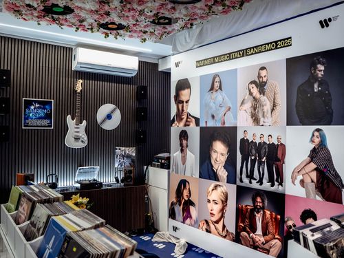 Sanremo 2025, apre Warner Music Store