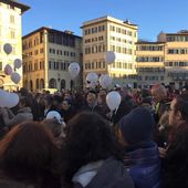 FlashMob in Piazza Santa Maria Novella a Firenze il 17 gennaio 2016