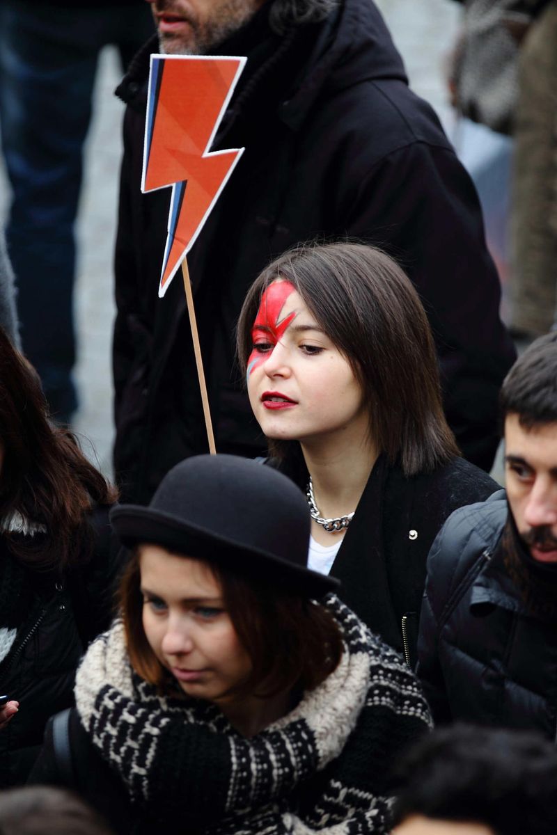 Flash Mob David Bowie - Roma