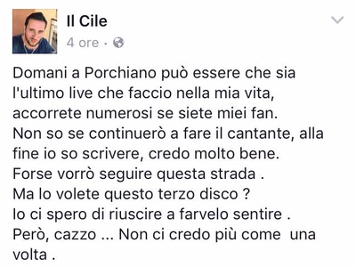 Il Cile, il nuovo album è &apos;In Cile veritas&apos;. Fuori il 2 settembre