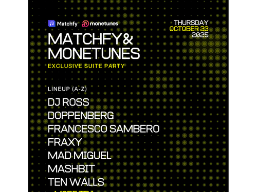 Matchfy e Monetunes all’Amsterdam Dance Event 2025