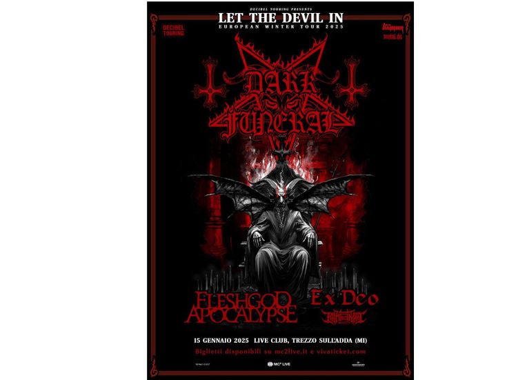 Dark funeral live italia 2025
