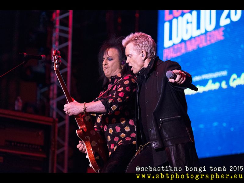 10 luglio 2015 - Lucca Summer Festival - Piazza Napoleone - Lucca - Billy Idol in concerto