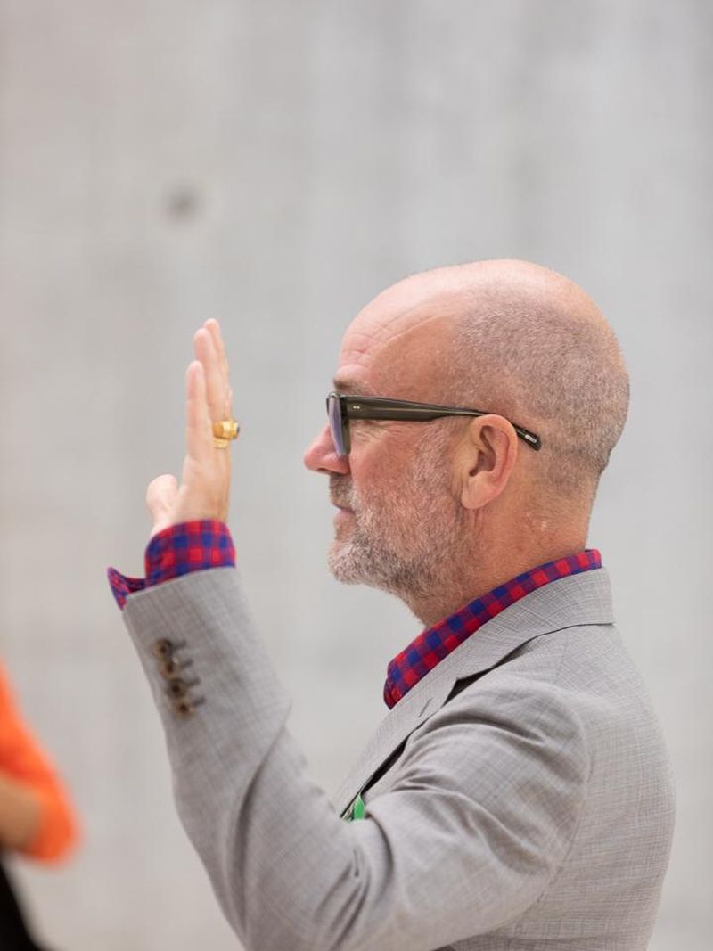8 ottobre 2019 - Maxxi - Roma - conferenza stampa Michael Stipe