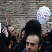 Flash Mob David Bowie - Roma