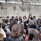 FlashMob in Piazza del Popolo a Roma il 16 gennaio