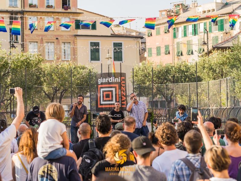 25 giugno 2019 - Giardini Luzzati - Genova - Frankie Hi Nrg Mc presenta il suo libro &#039;Faccio la mia cosa&#039;