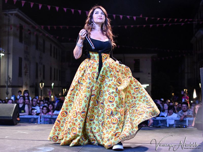 27 luglio 2023 - Piazza Italia - Canale d&#039;Alba (CN) - Cristina D&#039;Avena in concerto