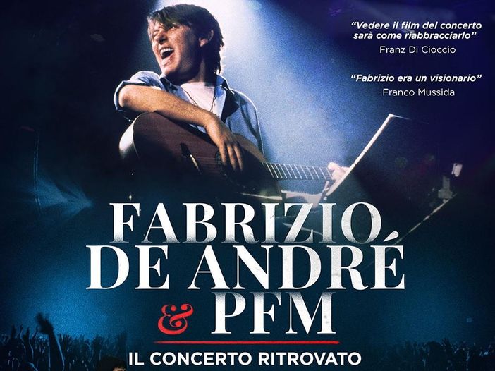 De Andr&eacute; e PFM, il film del concerto ritrovato in digitale da domani