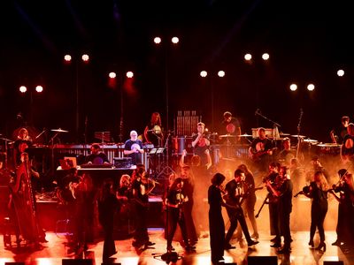 Brian Eno e J. Peter Schwalm in Italia