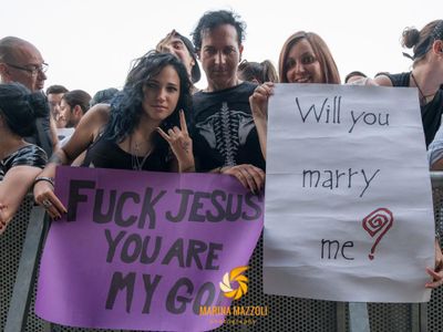 Marilyn Manson, la verità sta dietro al trucco: cronaca di una conferenza stampa annunciata