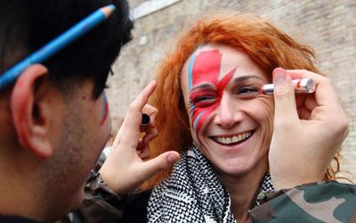 Flash Mob David Bowie - Roma