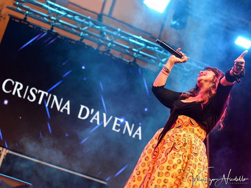 27 luglio 2023 - Piazza Italia - Canale d&#039;Alba (CN) - Cristina D&#039;Avena in concerto
