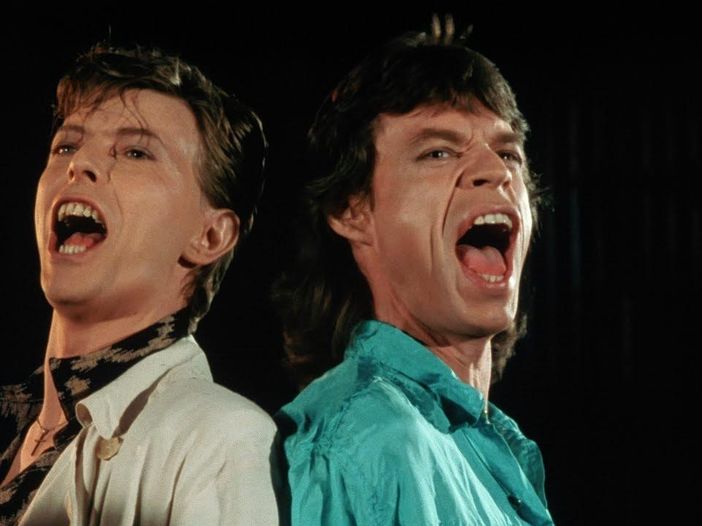 Mick Jagger festeggia i 40 anni del singolo con David Bowie Mick Jagger festeggia i 40 anni del singolo con David Bowie