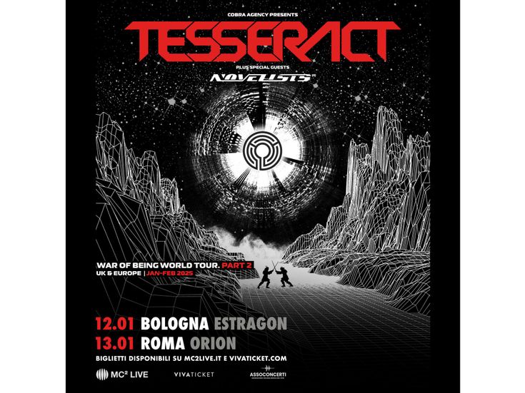 Tesseract dettagli live bologna e roma