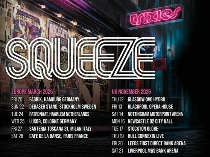 Concerti 2026: una data in Italia per gli Squeeze
