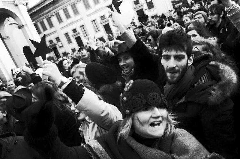 FlashMob alle Colonne di San Lorenzo a Milano il 17 gennaio