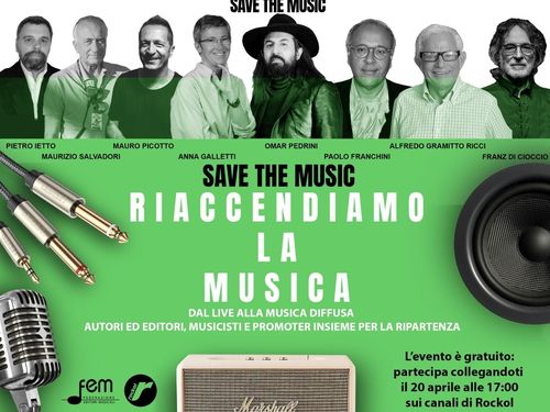 ‘Riaccendiamo la musica’: martedì il webinar di FEM e Rockol con Franz Di Cioccio, Omar Pedrini e…