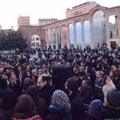FlashMob alle Colonne di San Lorenzo a Milano il 17 gennaio