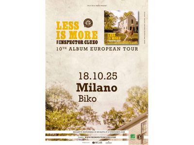 The Inspector Cluzo live ottobre 2025