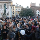 FlashMob alle Colonne di San Lorenzo a Milano il 17 gennaio