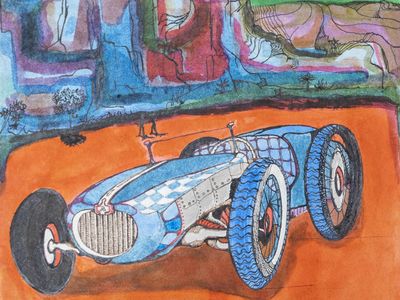 In mostra a Roma i quadri di Fo, Conte e Battiato