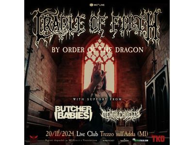 Cradle Of Filth live italia 2024