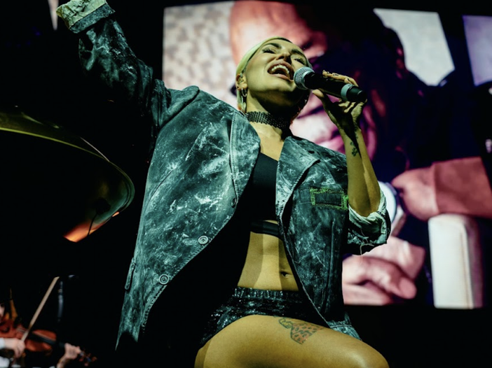 Sanremo 2015, Serena Brancale in sala stampa