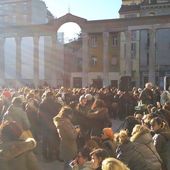 FlashMob alle Colonne di San Lorenzo a Milano il 17 gennaio