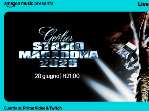 Amazon Music: in diretta globale il concerto di Geolier