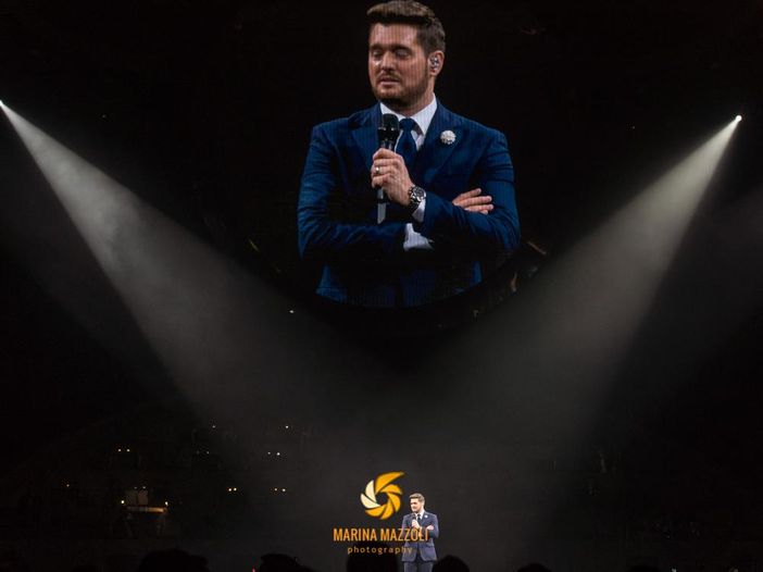 Michael Bubl&eacute;, il figlio Noah di tre anni malato di cancro esce dall&#039;ospedale per trascorrere il Natale in famiglia