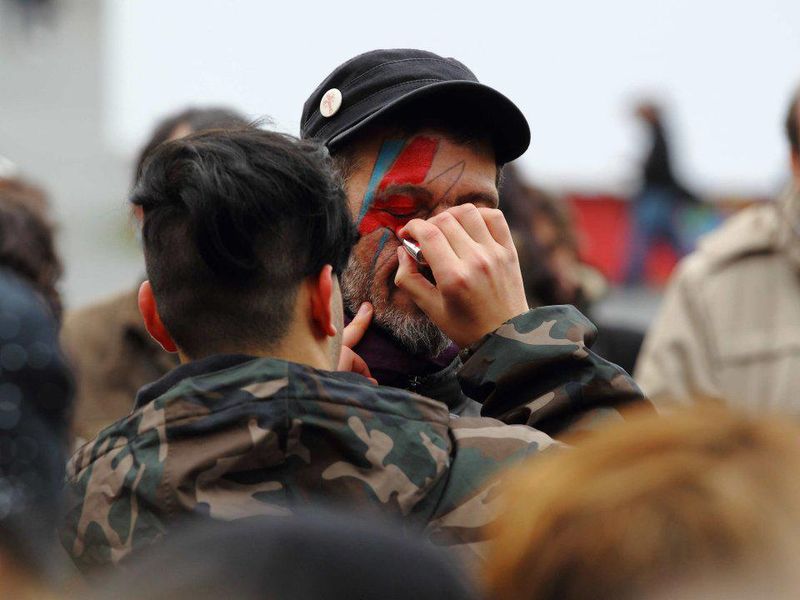 Flash Mob David Bowie - Roma