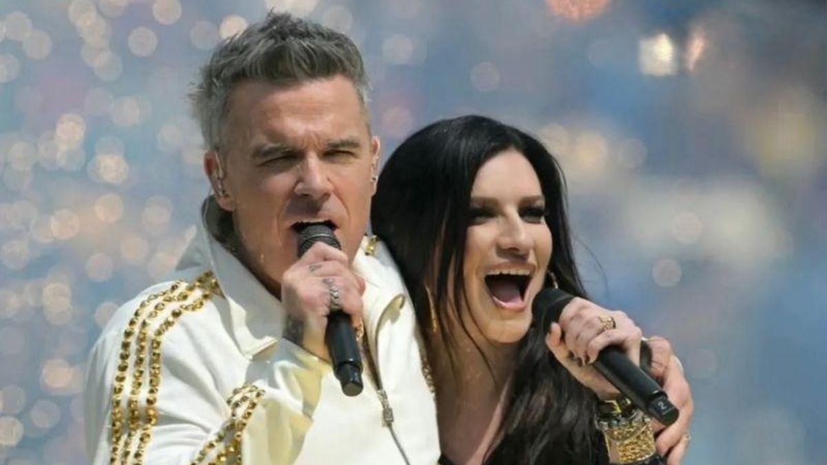 Laura Pausini e Robbie Williams presentano live "Desire" - Rockol