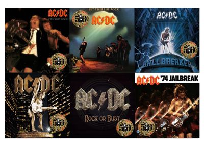 AC Dc Ristampe vinile oro