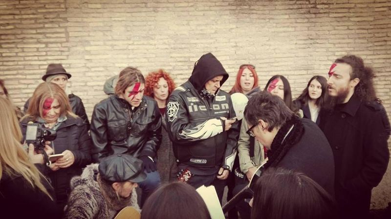 FlashMob in Piazza del Popolo a Roma il 16 gennaio