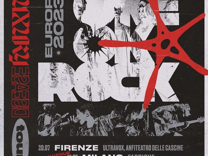 Concerti: il live degli One Ok Rock cambia location